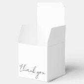 Witte Kaart Doos, Kaart Doos, Witte Kaart Doos voo Bedankdoosjes (Geopend)