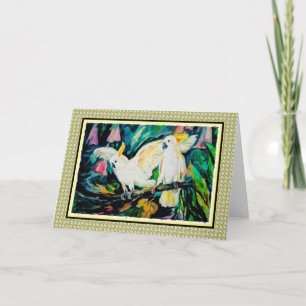 witte Kaart van de kaketoe