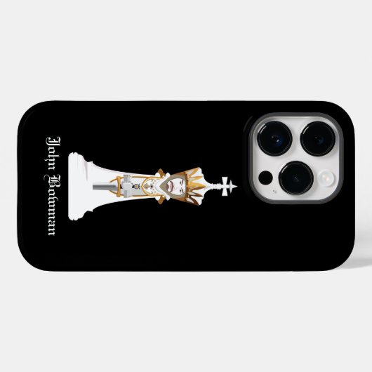 Witte kaas / Gepersonaliseerde naam Case-Mate iPhone Case (Achterkant (horizontaal))