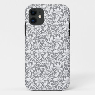 Witte kant 1 iPhone 11 hoesje
