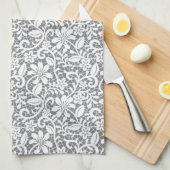 Witte kant 1 theedoek (Quarter Fold)