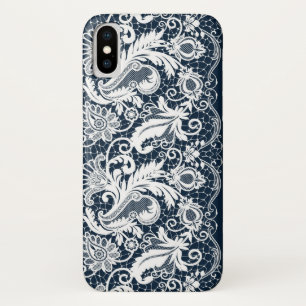 Witte kant 2 iPhone x hoesje