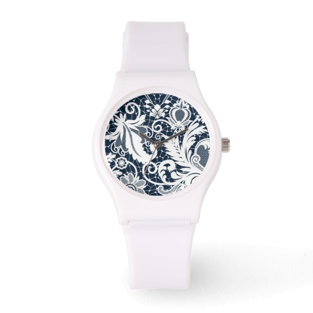 Witte kant 2 horloge (Voorkant)