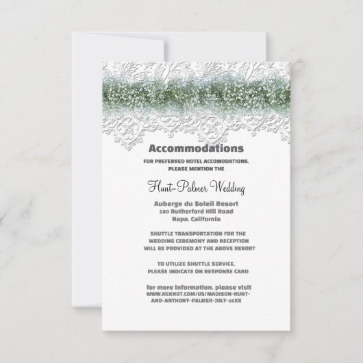 Witte Kant & Baby's Adem Trouwaccommodatie (Voorkant)