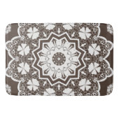 Witte kant badmat (Voorkant)