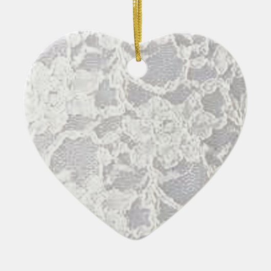  witte kant keramisch ornament (Voorkant)