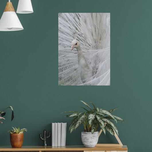 Witte kantposter poster (Woonkamer 1)