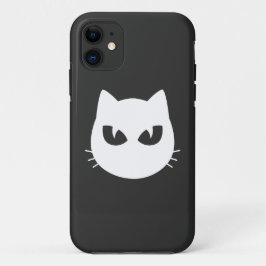 witte kat iPhone 11 hoesje