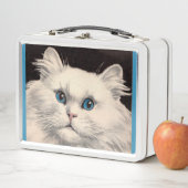 witte kat met blauwe ogen (In situ)