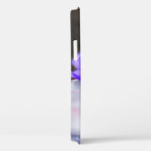 Witte kat met Paarse bloemkraag Case-Mate iPhone Case (Achterkant / Rechts)