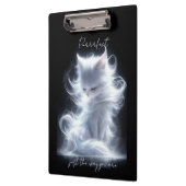 Witte kat Purfect Klembord (Links)