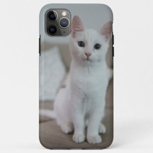 Witte kat Zazzle_Growshop. iPhone 11 Pro Max Hoesje