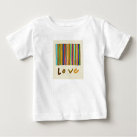 Witte katoenen liefdes T-shirt