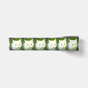 Witte kattenkoppen lint