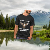 Witte keelmus met open vleugels t-shirt