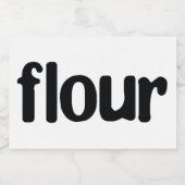 Witte keramische keukenzagerijen voor thuisgebruik voedselcontainer etiket (Enkel label)