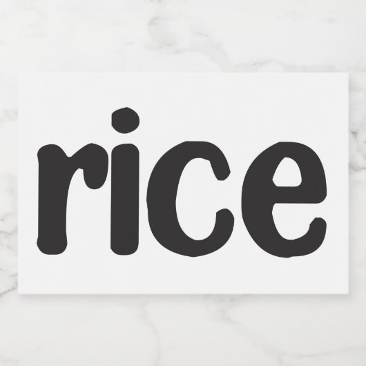 Witte keramische keukenzagerijen voor thuisgebruik voedselcontainer etiket (Enkel label)