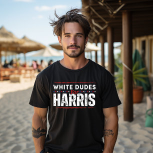 Witte Kerels Voor Harris-Kamala 2024 T-shirt