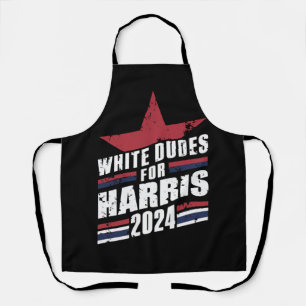 Witte kerels voor Kamala Harris 2024 Schort