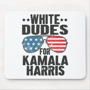 Witte kerels voor Kamala Harris Zonnebril VS Muismat
