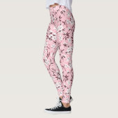 Witte kersenbloesem leggings (Links)