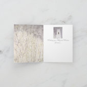 WITTE KERST #1 FEESTDAGEN KAART (Binnen)