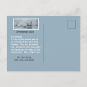 WITTE KERST, BRIEFKAART (Achterkant)