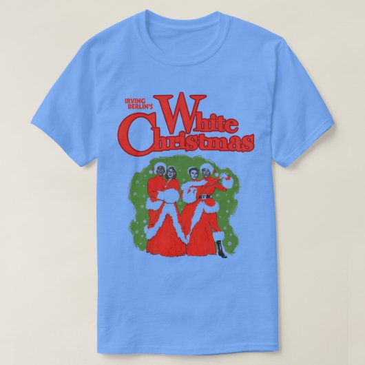 Witte kerst IN KLEUR T-shirt (Design voorkant)