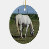  witte kerst keramisch ornament (Rechts)