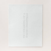 witte kerst legpuzzel (Verticaal)