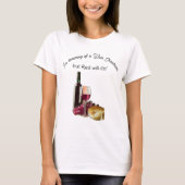 Witte kerst, maar rood zal grappig zijn t-shirt (Voorkant)