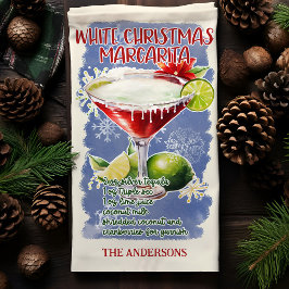 Witte Kerst Margarita Vakantie Cocktail Recept Theedoek