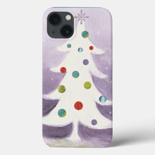 Witte Kerstboom Case-Mate iPhone Case (Achterkant)