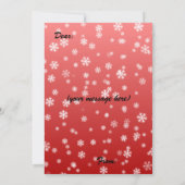 Witte kerstkaart (Achterkant)