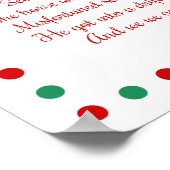 Witte Kerstlied Jingle Bells Posters 20"x28" (Hoek)