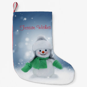  witte kerstman kleine kerstsok