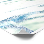 Witte Kerstmis in Wonderland Poster (Hoek)