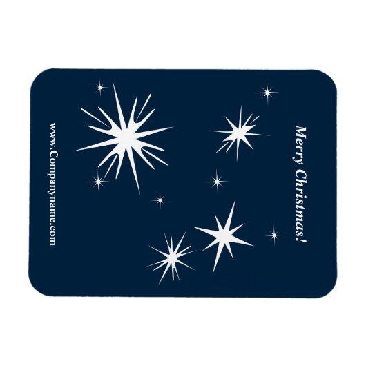 Witte Kerstmis met de Financial Planner Magneet (Horizontaal)