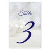 Witte Kerstmis | Winter bruiloft Kaart (Achterkant)