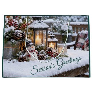 Witte Kerstmis Winter Groot Cadeauzakje