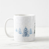 Witte Kerstmuts Koffiemok (Links)