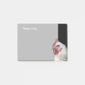 Witte kip post-it® notes (Voorkant)