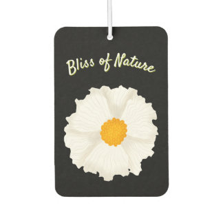 Witte klaproos bloem luchtverfrisser