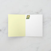 Witte Klaprozen Bedankkaartjes Bedankkaart (Binnen)