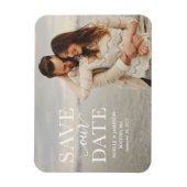 Witte klassieke overlay | De datummagneet opslaan Magneet (Verticaal)