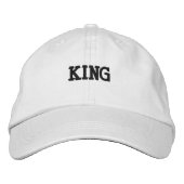 Witte kleur Koel en Handsome Geborduurde Pet (Voorkant)