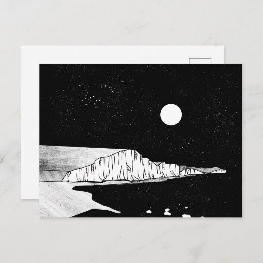 Witte kliffen van Dover Briefkaart (Voorkant / Achterkant)