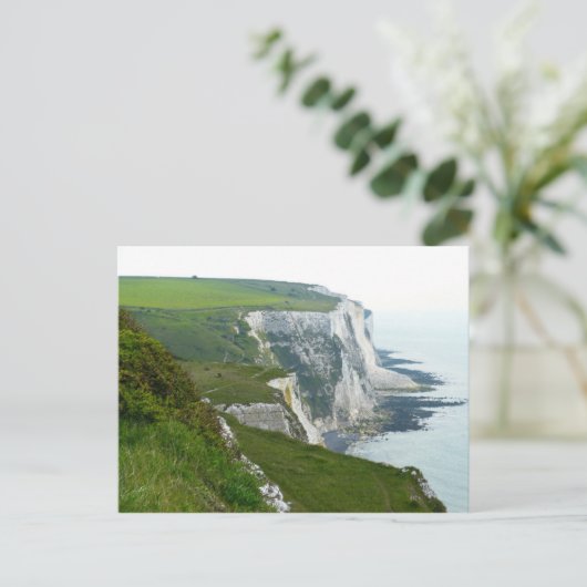 Witte kliffen van Dover, Engeland Briefkaart (Staand voorkant)