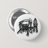 Witte knop Oude school Logo Ronde Button 5,7 Cm (Voorkant /achterkant)