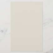 Witte koffie Effen kleur Briefpapier (Achterkant)